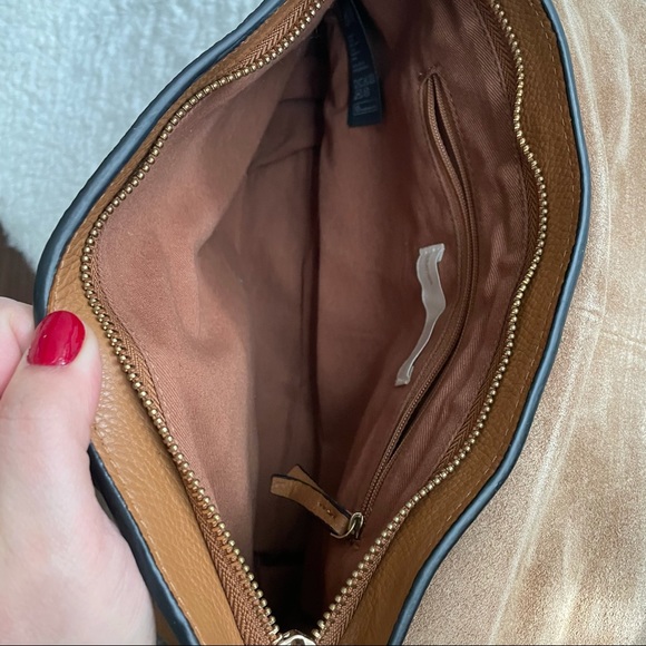 H&M leather shoulder bag in light brown - Picture 6 of 6